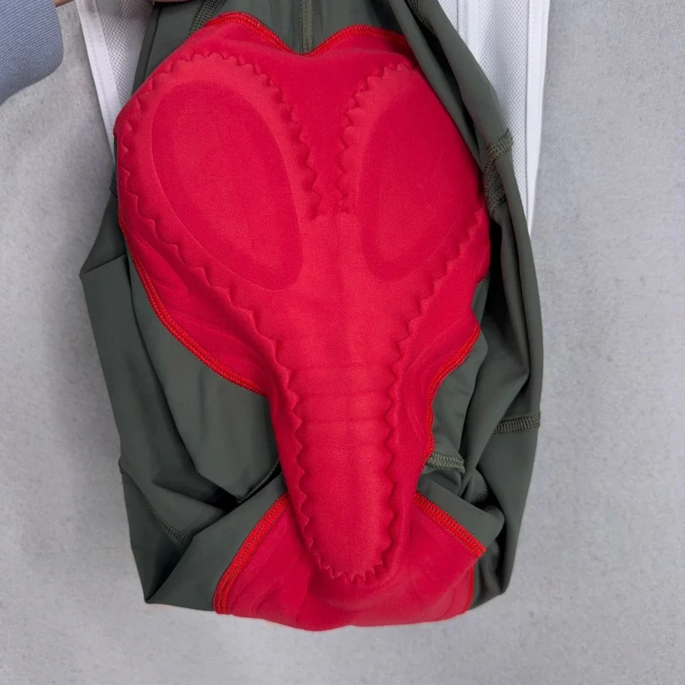 NeoPro Cycling Bib Shorts Mens 4XL Green Solid Padded Road Bike Athleisure